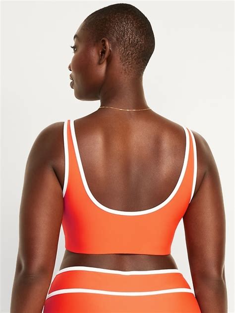 Zip Front Bikini Swim Top Old Navy