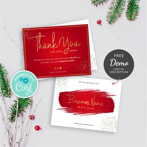 Christmas Note Card Templates Parahyena