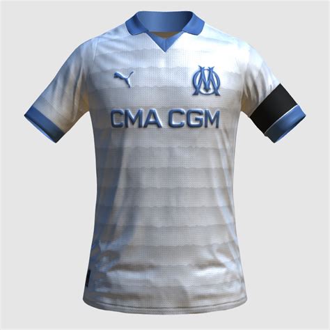 Olympique Marseille Concept Home Kit FIFA 23 Kit Creator Showcase