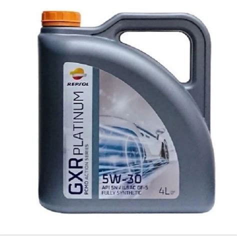 Jual Oli Repsol GXR Platinum Full Synthetic 5W 30 4L Original Shopee