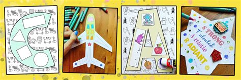 Printable Letter Crafts For Preschool ⋆ The Hollydog Blog
