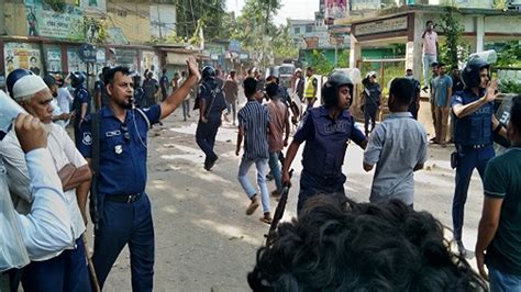 ব্রাহ্মণবাড়িয়ায় শিক্ষার্থীদের সাথে ছাত্রলীগের সংঘর্ষ ওসিসহ আহত ২০