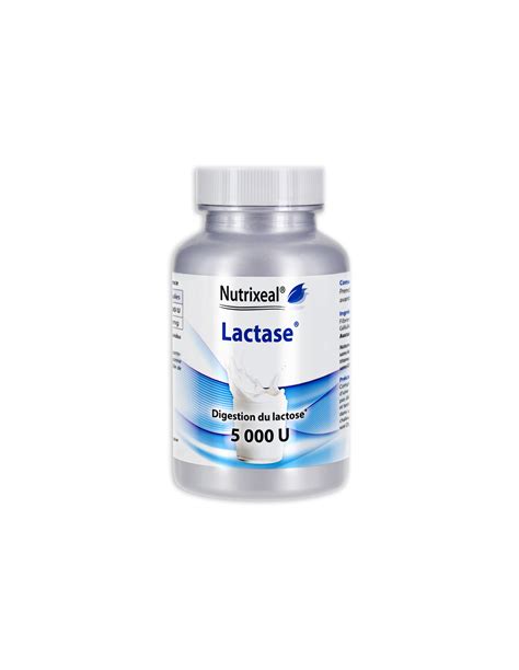 Lactase 5 000 U Par Gélule Nutrixeal