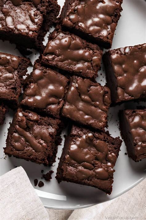 Vegan Chocolate Brownies Vegan Focus