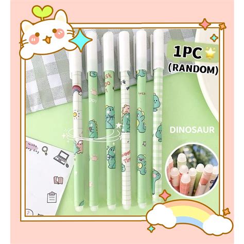 05mm Erasable Gel Pen Cute Pen Blue Ink With Eraser Magic Blue Pen 1pc