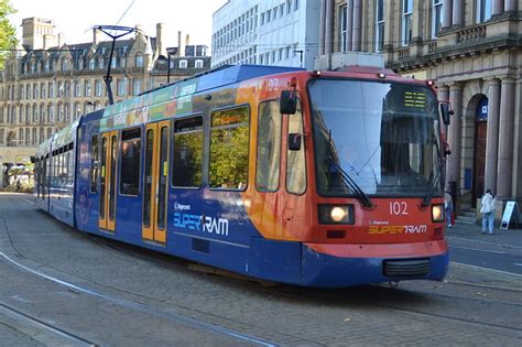 Sheffield Supertram 102 Sheffield A Photo On Flickriver