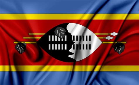 Premium Photo 3d Illustration Of The Eswatini Flag Waving Texture