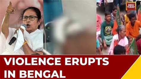 Violence Erupts Bengal Before Panchayat Polls As Cpm Workers Claim