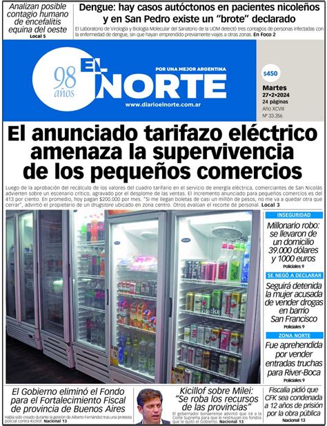 Diario EL NORTE edición digital martes 27 de febrero de 2024 Diario