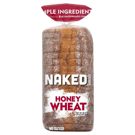 Naked Bread Thick Sliced Honey Wheat Sandwich Bread Loaf Oz Walmart