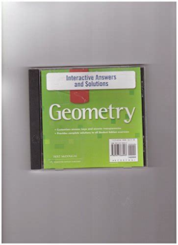 Holt Mcdougal Geometry Interactive Answers And Solutions Cd Rom By