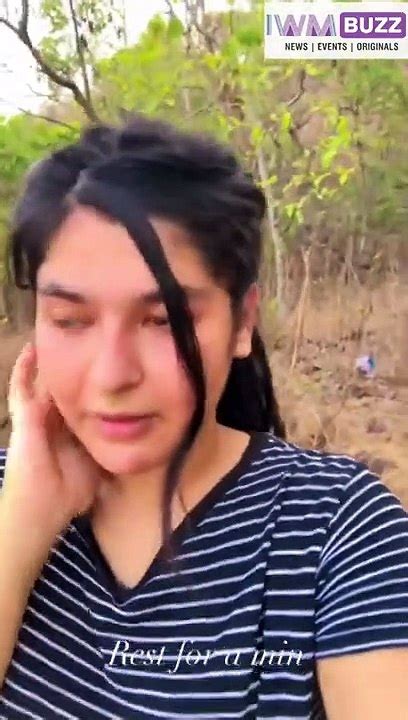 Tmkoc S Fame Nidhi Bhanushali Shares Her Trekking Video Video Dailymotion