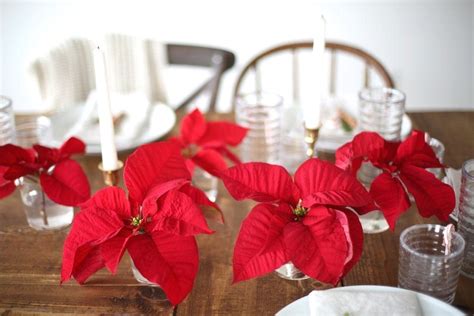 Christmas Poinsettia Centerpiece "Recipe"