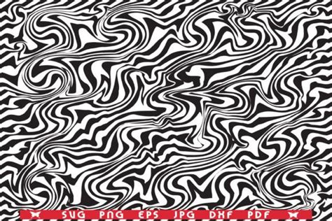 SVG Black Swirl Waves, Seamless Pattern Graphic by DesignStudioRM ...