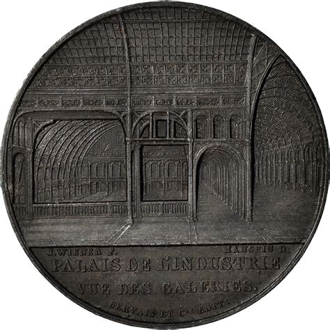 France Medal Napol On Iii Et Eug Nie Palais De L Industrie History