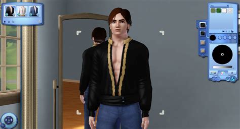 Mod The Sims Developed Pectoral Muscles Morph For Male Nude Top Part Island Paradise