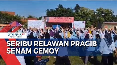 Relawan Prabowo Gibran Di Kabupaten Pekalongan Senam Gemoy Dan Jalan