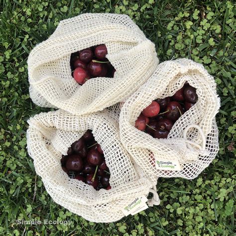 Mesh Reusable Produce Bags — Simple Ecology