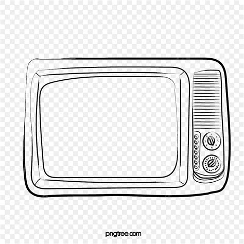 Tv Sketch Tv Vintage Tv Png And Vector With Transparent Background