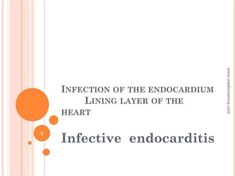 Infective Endocarditis Ppt