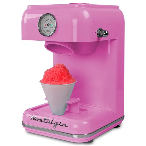 Nostalgia Retro Table Top Snow Cone Maker Vintage Shaved Ice Machine