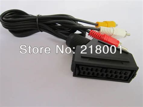 Free Shipping High Quality Hotsale Scart Female To Av Cable Scart To