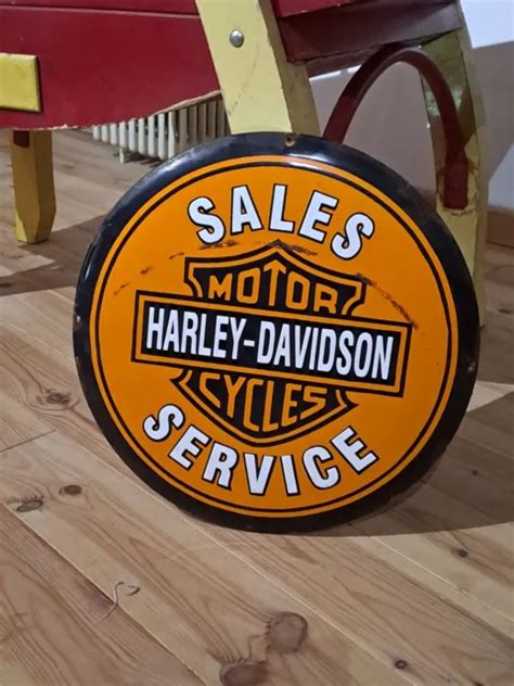 PLAQUE EMAILLEE HARLEY Davidson EUR 150 00 PicClick FR