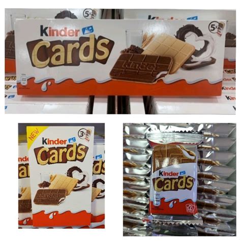 Kinder Cards Chocolate Assorted Shopee Malaysia