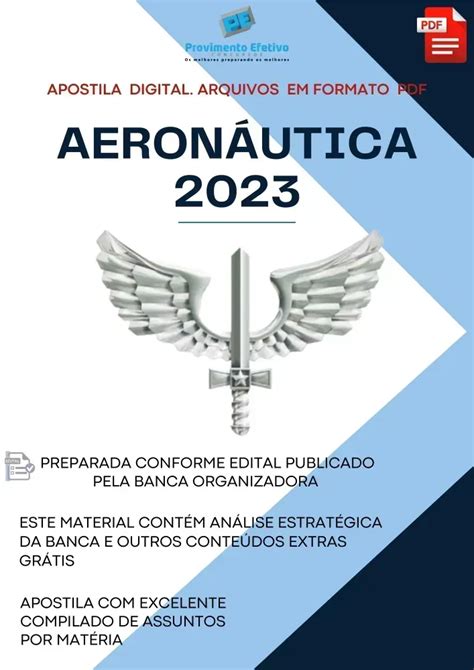 Provimento Efetivo Concursos Apostila Sargento Aeron Utica