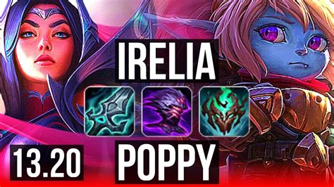 IRELIA Vs POPPY TOP 3 1M Mastery 1700 Games 6 2 9 Rank 9 Irelia