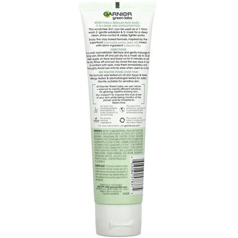 Garnier Green Labs 3 En 1 Para Perfeccionar Los Poros Cana B Con