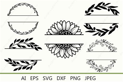 Flower Monogram Svg Free Best Flower Site