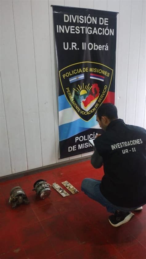 Operativo policial en Oberá logra recuperar elementos robados y