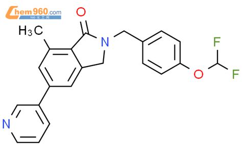 877146 10 6 1H Isoindol 1 One 2 4 Difluoromethoxy Phenyl Methyl 2 3