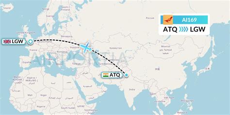 AI169 Flight Status Air India Amritsar To London AIC169