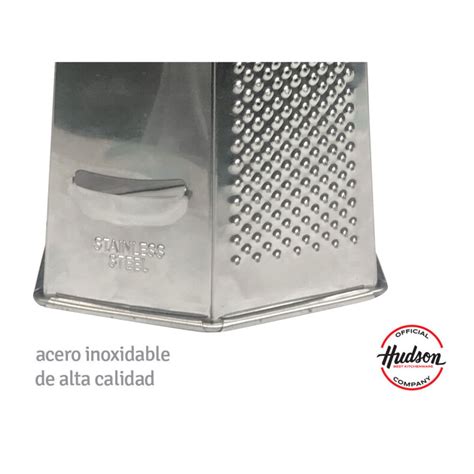 Rallador Hexagonal Hudson De Acero Inoxidable 6 Caras 20 Cm Hudson Cocina