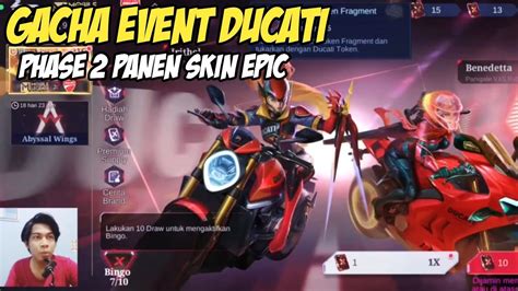 Gacha Event Ducati Phase Panen Skin Epic Cuy Mobile Legends Bang