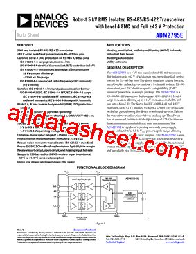 Adm Earwz Rl Datasheet Pdf Analog Devices