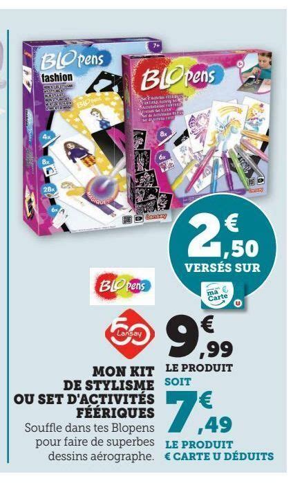 Promo Mon kit le produit de stylisme ou set d activités féériques chez