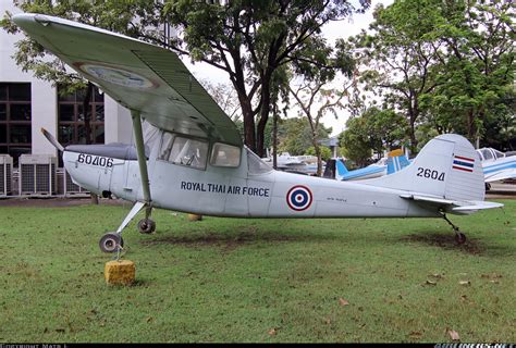 Cessna O 1a Bird Dog 305al 19a Thailand Air Force Aviation