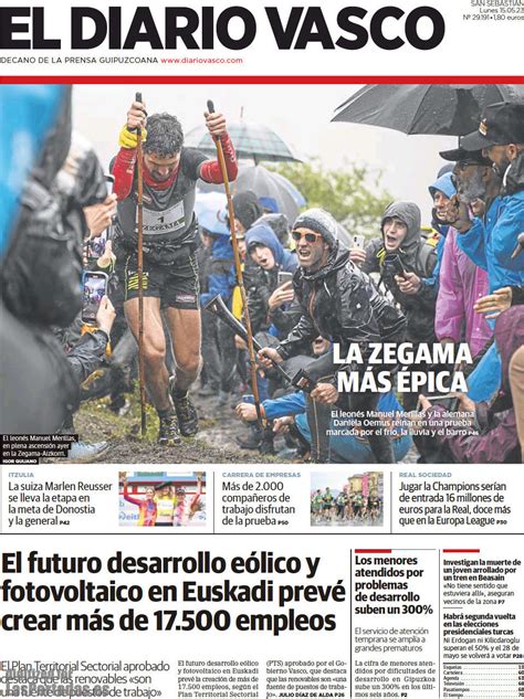 Periodico El Diario Vasco 15 5 2023