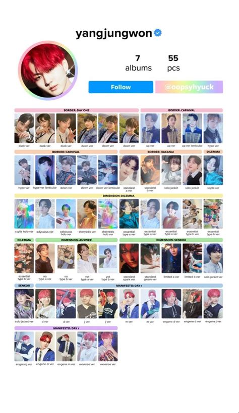 Card Organizer Photocard Holo Boy Bands Carnival Photo Wall Pcs