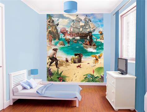 Wallpops Walltastic Wall Art Pirate And Treasure Adventure Wall Mural