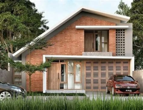 Desain Rumah Lantai Sederhana Dan Biaya Juta Dengan Material Yang