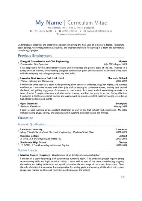 Cv Latex Telegraph