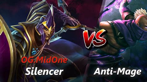 How To Silencer Offlane Vs Anti Mage Leshrac Feat MidOne First 10