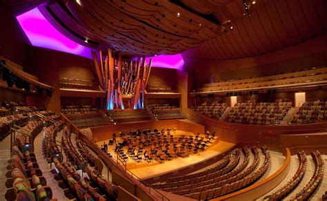 Walt Disney Concert Hall Performance Space In Los Angeles Ca The