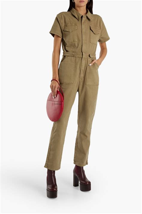 Good American Fit For Success Denim Jumpsuit The Outnet