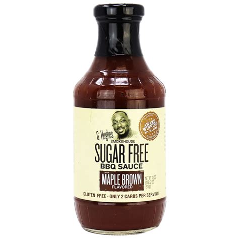 G Hughes Sugar Free BBQ Sauce Maple Brown Keto NaturaMarket Ca