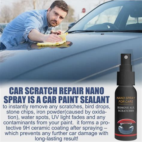 Reparo De Risco De Carro Nano Spray 30ml Toalha Esponja Submarino